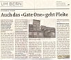 2004.09.01 - Auch das GateOne geht Pleite - Bern News - Stories